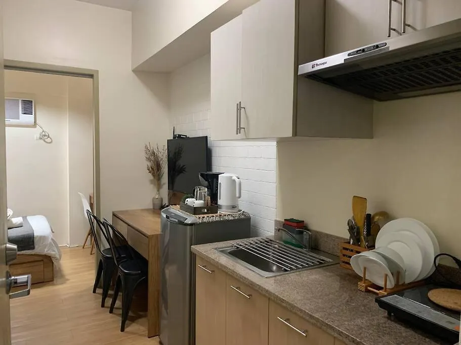 Flat Aria: Cozy 1-Br W/ Balcony Apartment Manila 0*,