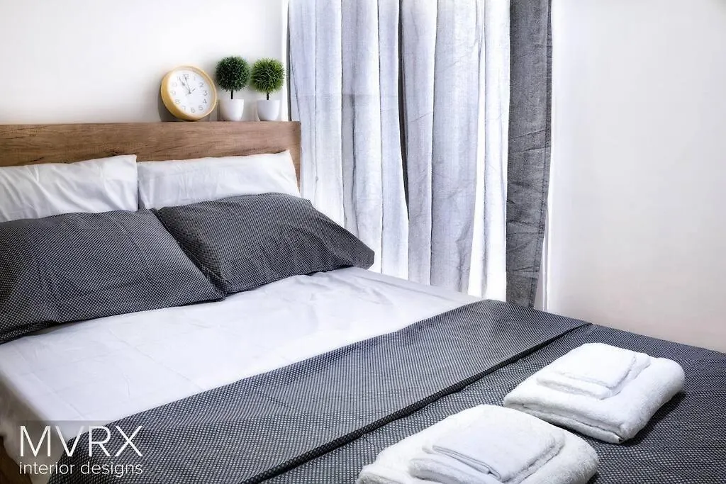 Flat Aria: Cozy 1-Br W/ Balcony Lägenhet Manila Filippinerna